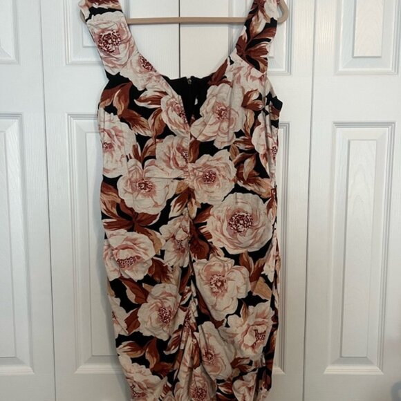 Express Floral Print Dress, Size XL - Picture 1 of 3